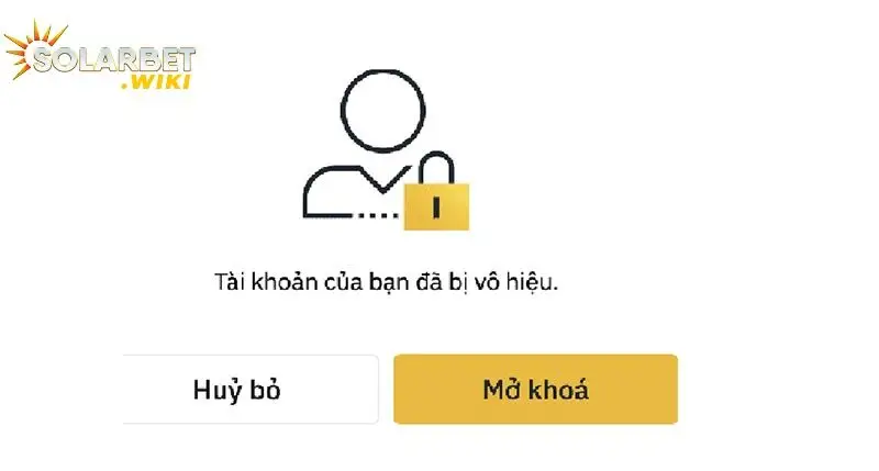 Tài khoản game Solarbet bị khóa do gian lận